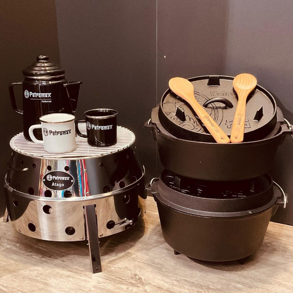 Petromax draussen kochen & grillen